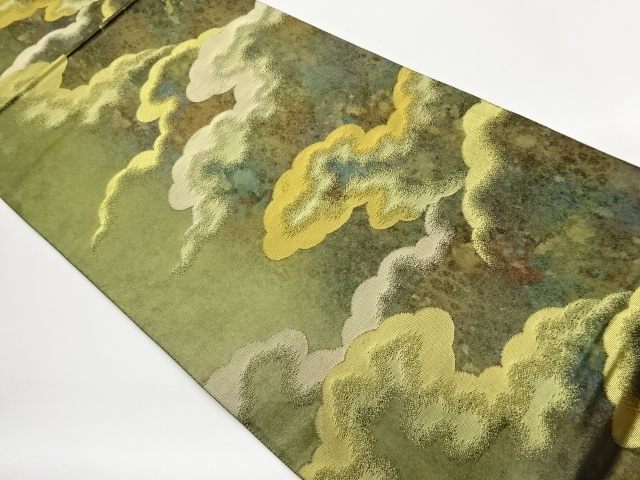 JAPANESE FUKURO OBI / WOVEN CLOUD